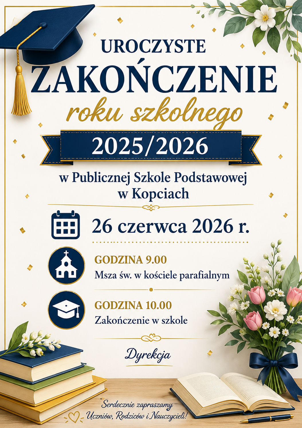 Zakończenie roku szkolnego 2025/2026